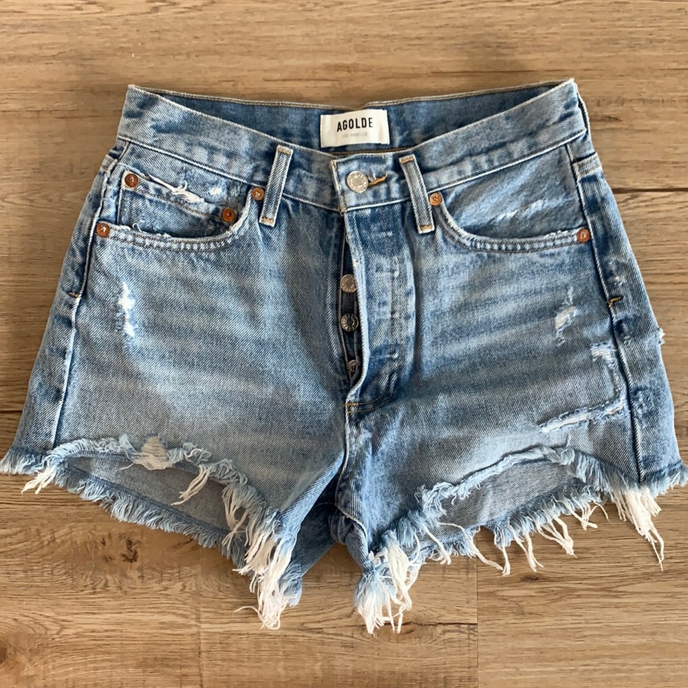 Agolde Parker Jean Shorts - Swapmeet - size 24